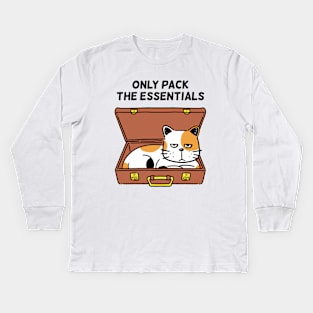 Only Pack The Essentials Kids Long Sleeve T-Shirt